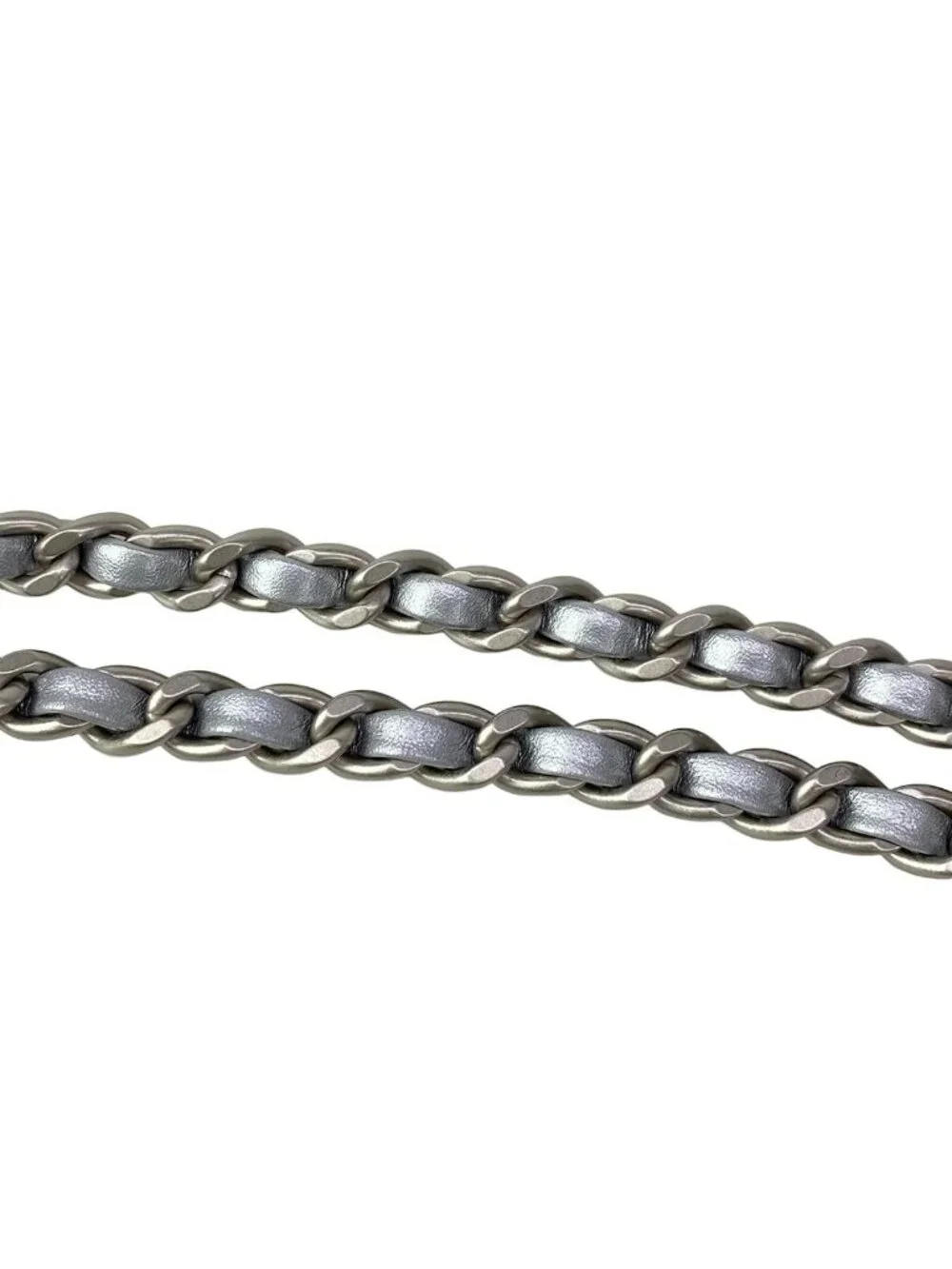 Chanel Handbag 22 Mini Silver Lambskin